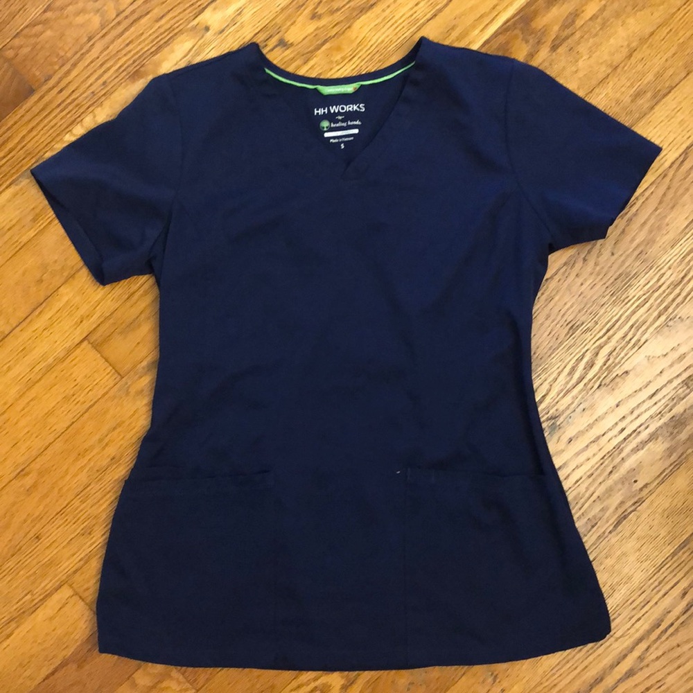 Healing Hands navy scrubs